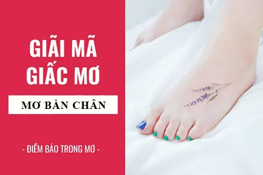 Giải mã giấc mơ: Nằm mơ thấy bàn chân điềm báo gì, lành hay dữ? con số liên quan