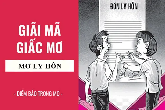 Giải mã giấc mơ: Nằm mơ thấy ly hôn điềm báo gì, lành hay dữ? con số liên quan