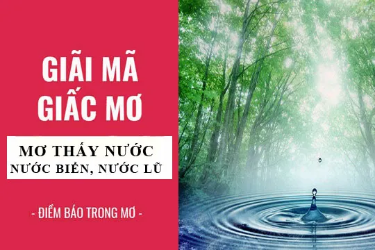 Giải mã giấc mơ: Nằm mơ thấy nước, nước biển, nước lũ điềm báo gì, lành hay dữ? con số liên quan