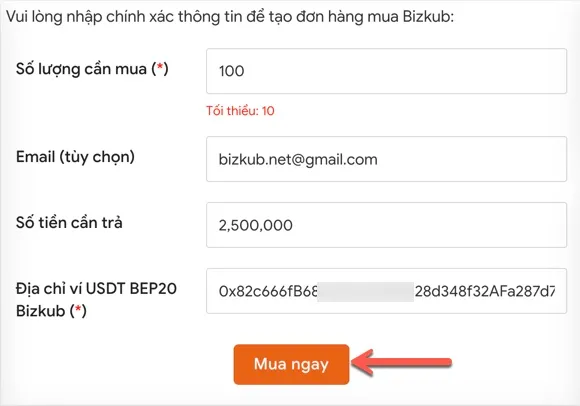 Bizkub Là Gì? Hướng Dẫn Mua Bán Bizkub Trên Sàn Muabancoin.io