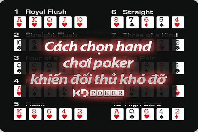 Cách chọn ván bài để chơi Poker – Bắt đầu thuận lợi với mỗi Trump