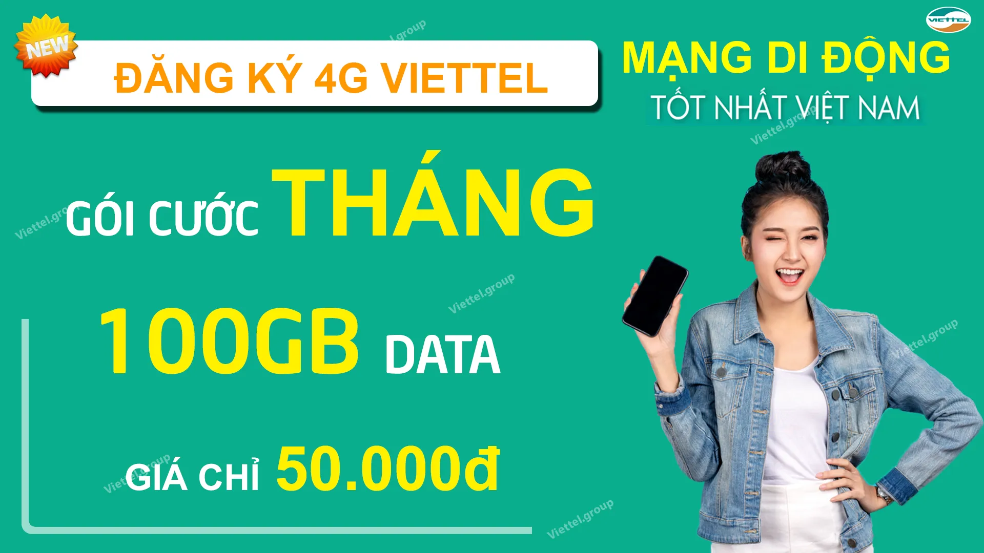 Cách Đăng Ký 4G Viettel 50K 1 Tháng 100Gb Mới Nhất Năm 2022