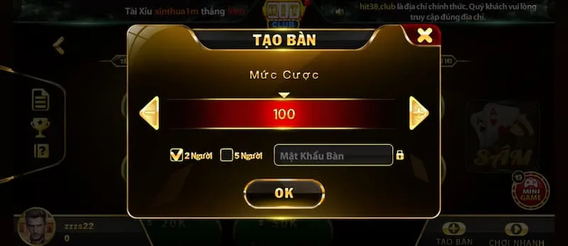 Sam: Quy tắc chơi cơ bản dành cho người chơi Hit Club - Hit Club