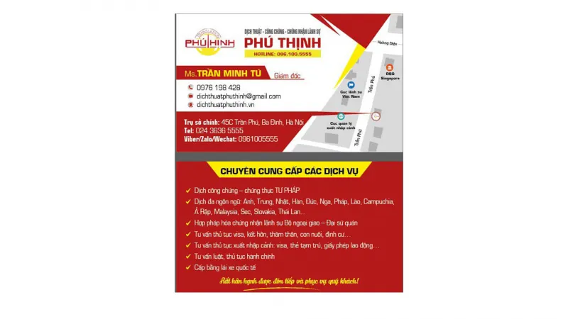 Bản dịch Phú Thịnh