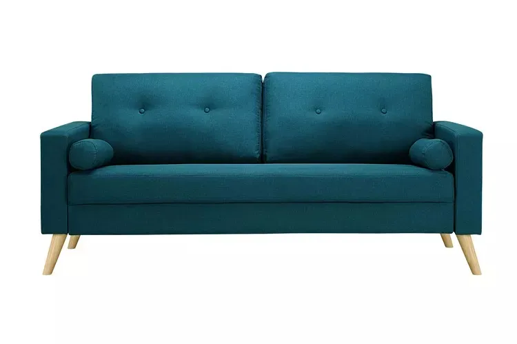 sofa nỉ chân gỗ 